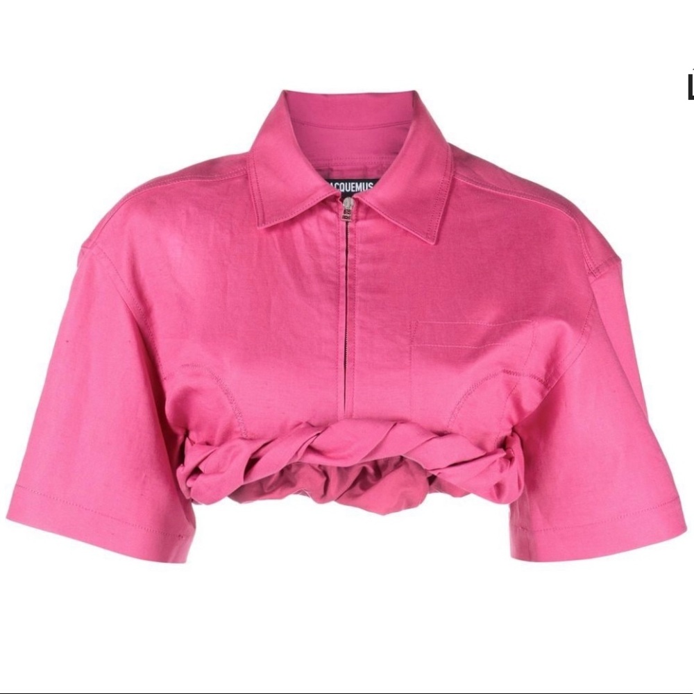 Jacquemus La Chemise Silpa Cropped Shirt